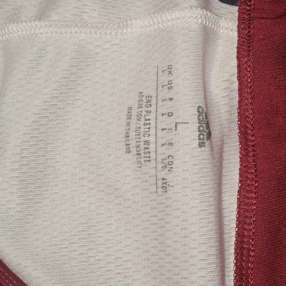 Adidas Red and White Mini Skort - Picture 6 of 8